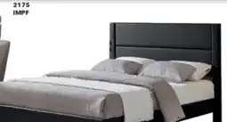 Surplus Furniture Grey PU Queen Bed Complete offer