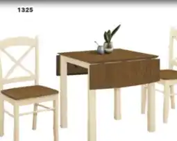 Surplus Furniture 1325 Cream/Oak 3Pc Dinette offer