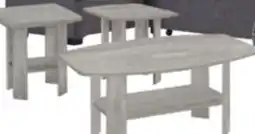Surplus Furniture Industrial Grey 3 Pc. Table Set (All-in-One Box) offer