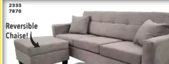 Surplus Furniture Grey 2PC Sofectional offer