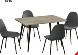 Surplus Furniture 0215 Grey Chair 5Pc Dinette offer