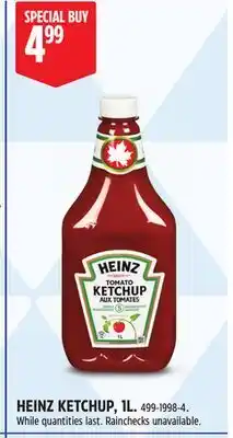 Canadian Tire HEINZ KETCHUP, 1L offer