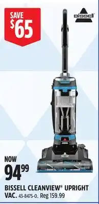 Canadian Tire BISSELL CLEANVIEW UPRIGHT VAC offer