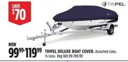 Canadian Tire TRIPEL DELUXE BOAT COVER offer