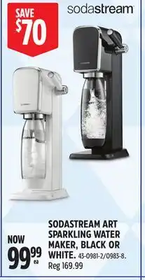 Canadian Tire SODASTREAM ART SPARKLING WATER MAKER offer