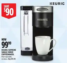 Canadian Tire KEURIG SUPREME SINGLE-SERVE COFFEEMAKER offer