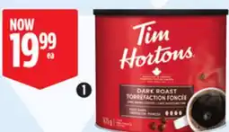 Canadian Tire TIM HORTONS DARK ROAST GROUND COFFEE offer