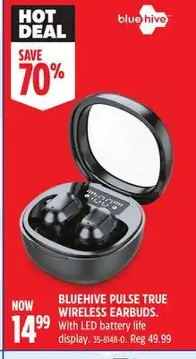 Canadian Tire BLUEHIVE PULSE TRUE WIRELESS EARBUDS offer