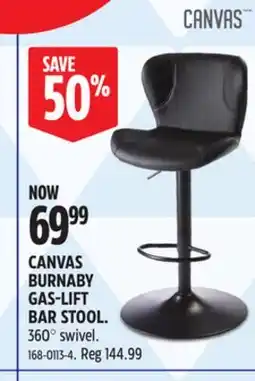 Canadian Tire CANVAS BURNABY GAS-LIFT BAR STOOL offer