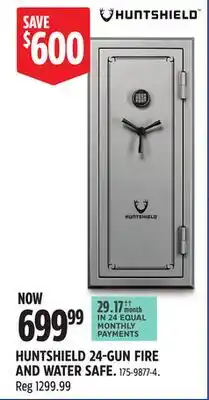 Canadian Tire HUNTSHIELD 24-GUN FIRE AND WATER SAFE offer