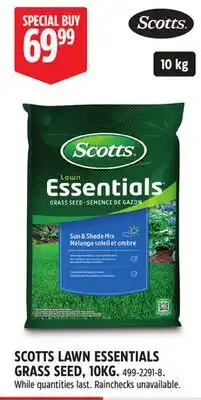 Canadian Tire SCOTTS LAWN ESSENTIALS GRASS SEED offer