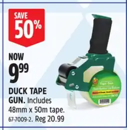 Canadian Tire DUCK TAPE GUN offer