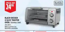 Canadian Tire BLACK+DECKER 4-SLICE TOASTER OVEN offer