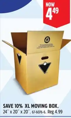 Canadian Tire XL MOVING BOX offer