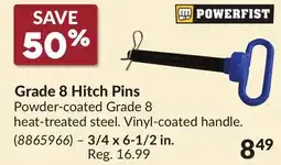 Princess Auto Grade 8 Hitch Pins offer