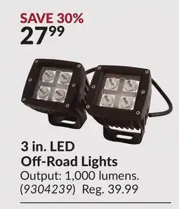 Princess Auto 3 in. LED Off-Road Lights offer
