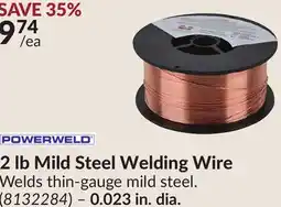 Princess Auto 2 lb Mild Steel Welding Wire offer