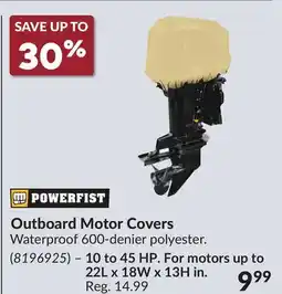 Princess Auto Outboard Motor Covers offer