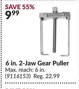 Princess Auto 6 in. 2-Jaw Gear Puller offer