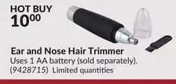 Princess Auto Ear and Nose Hair Trimmer offer