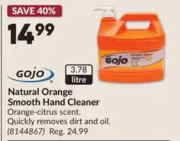 Princess Auto Natural Orange Smooth Hand Cleaner offer