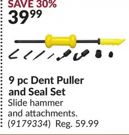Princess Auto 9 pc Dent Puller and Seal Set offer