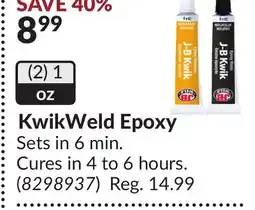 Princess Auto KwikWeld Epoxy offer