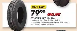 Princess Auto ST205/75R14 Trailer Tire offer