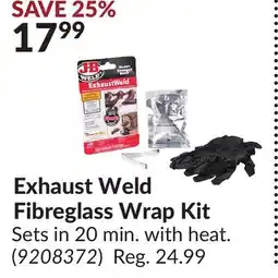 Princess Auto Exhaust Weld Fibreglass Wrap Kit offer