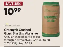 Princess Auto Greengrit Crushed Glass Blasting Abrasive offer