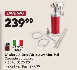 Princess Auto Undercoating Air Spray Gun Kit offer