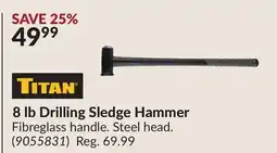 Princess Auto 8 lb Drilling Sledge Hammer offer