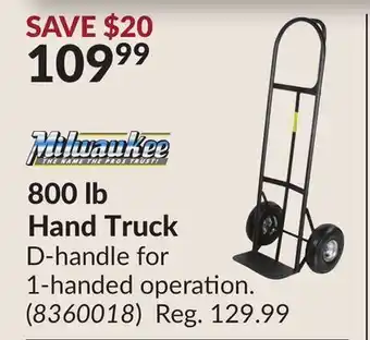 Princess Auto 800 lb Hand Truck offer