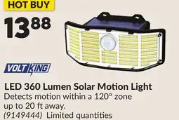 Princess Auto LED 360 Lumen Solar Motion Light offer