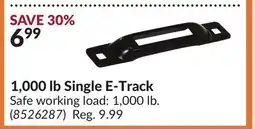 Princess Auto 1,000 lb Single E-Track offer