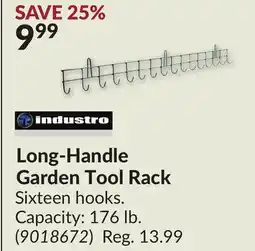 Princess Auto Long-Handle Garden Tool Rack offer