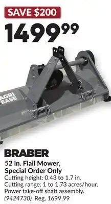 Princess Auto 52 in. Flail Mower, Special Order Only offer