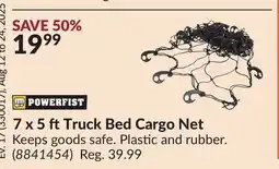 Princess Auto 7 x 5 ft Truck Bed Cargo Net offer