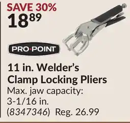 Princess Auto 11 in. Welder's Clamp Locking Pliers offer