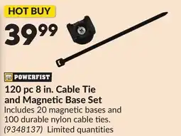 Princess Auto 120 pc 8 in. Cable Tie and Magnetic Base Set offer