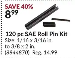 Princess Auto 120 pc SAE Roll Pin Kit offer