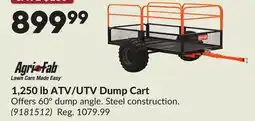 Princess Auto 1,250 lb ATV/UTV Dump Cart offer