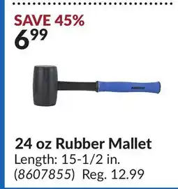 Princess Auto 24 oz Rubber Mallet offer