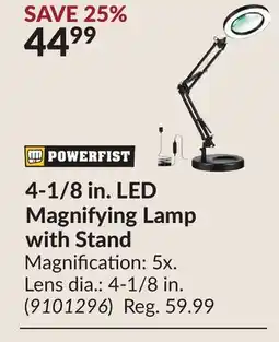 Princess Auto 4-1/8 in. LED Magnifying Lamp with Stand offer