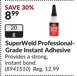 Princess Auto SuperWeld Professional-Grade Instant Adhesive offer