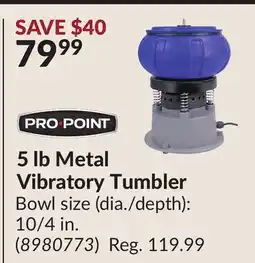 Princess Auto 5 lb Metal Vibratory Tumbler offer