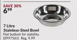 Princess Auto 7 Litre Stainless-Steel Bowl offer
