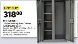 Princess Auto 10-Gun Locking Safe Cabinet with Double Doors offer