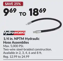 Princess Auto 1/4 in. NPTM Hydraulic Hose Assemblies offer