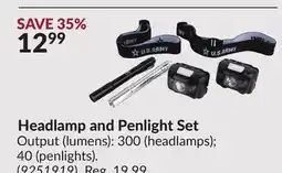 Princess Auto Headlamp and Penlight Set offer